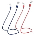 thumbnail image 1 of 2PCS Soft Silicone Leash Sport String, Neck Rope Cord Accessories for Airpods Pro/2/1. (Red+Midnight Blue), 1 of 4