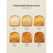 4 Slice Toaster, Touchscreen & Dual Independent Control Panel