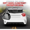 thumbnail image 4 of Dirty-Hands-Clean-Money Decal Sticker for Vehicle Truck Bumper Cars Window Wall Mirror Decoration, 4 of 4