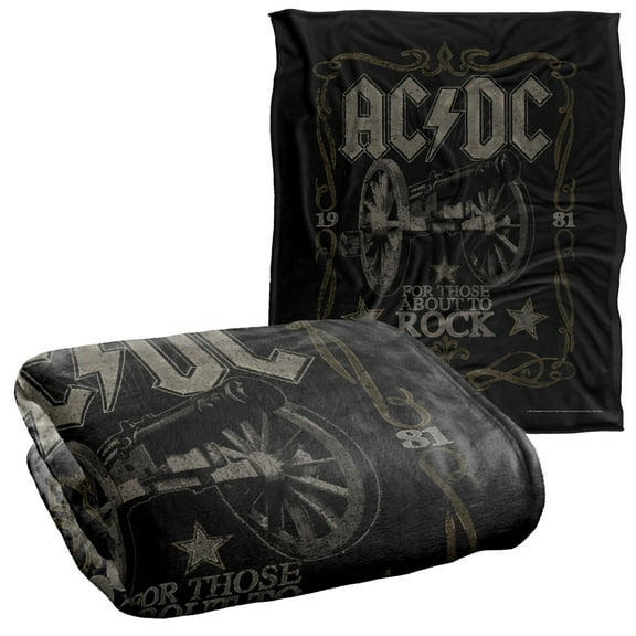 ACDC Blanket, 50"x60", Rock Label, Silky Touch Super Soft Throw