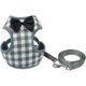 thumbnail image 2 of Juego de arnés y correa para perros pequeños: arnés para mascotas sin tirones con chaleco de nailon de malla suave para perros pequeños y gatos gris L ER, 2 of 6