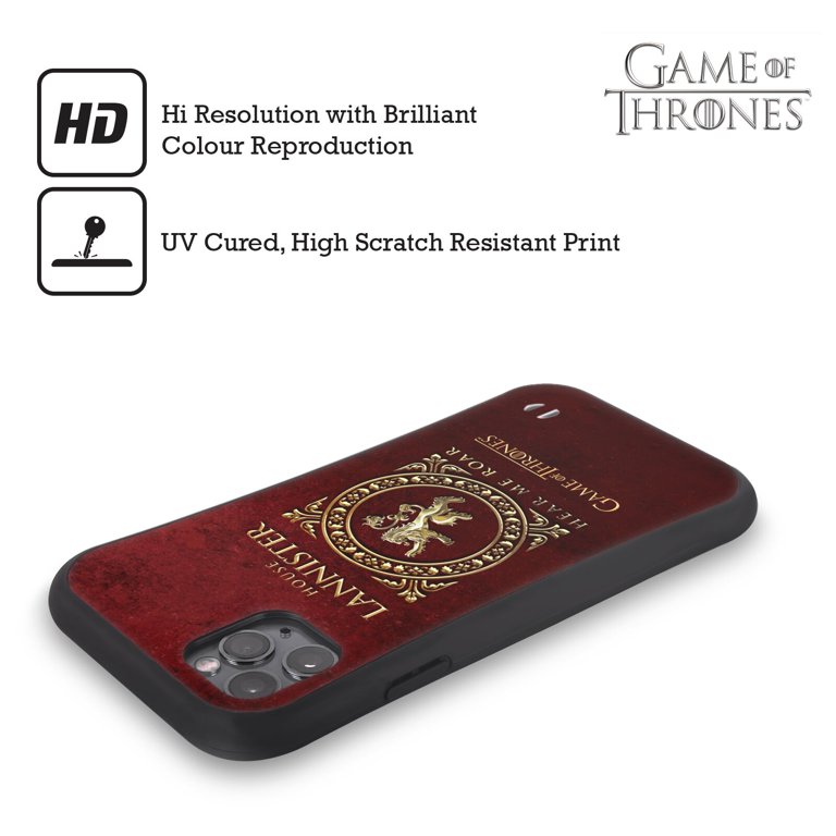 OFFICIAL HBO GAME OF THRONES METALLIC SIGILS GEL CASE FOR APPLE iPHONE  PHONES