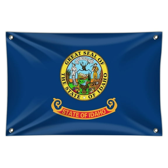 Idaho State Flag Home Business Office Sign
