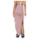 thumbnail image 3 of Gibobby faldas para mujer elegante Maxi Sólido Hip Hip falda de cintura alta mujer falda Sexy Fashion falda(Rosa, XL), 3 of 5