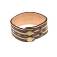 thumbnail image 3 of Muñequera de cuero Yuyangstore Rock Punk Wide Leather Hombre Correa Cinturón Brazalete, 3 of 8