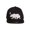 Black/White, variant on Top Headwear California Republic Laser-Cut Bear Emblem Snapback - Black/White