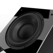 OSD Audio Nero DueVoce X8 Dual 8-inch Drivers, 300W Deep Bass, Class D, 107dB SPL, Compact High-Gloss Black Finish