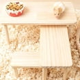 thumbnail image 6 of 1 Pcs Wooden Hamster Platform, Play & Resting Surface for Hamsters, Gerbils, Mice, and Small Pets, Perfect for Food Bowls & Water Bottles, 6 of 9