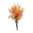 thumbnail image 2 of Artificial Flowers Fall Decor, Artificial Stems Tall Bouquet for Vase, Silk Home Table Centerpiece, Elegant Living Room Accent, 12.6", Orange, Lazyguy, 2 of 7