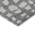 thumbnail image 6 of HomeRoots 663357 8 x 10 ft. Gray & Ivory Cobblestone Washable Machine Made Rectangle Area Rug with UV Protection, 6 of 7