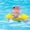 Pink, variant on Swim Cap Kids,Silica Durable Waterproof Swimming Cap for 3-8 Girls & Boys,Soft and Comfortable,Easy to Clean and Dry,Suitbale for Swimming Pool, Beach(Blue)