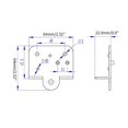 thumbnail image 5 of Placa trasera de extrusor totalmente metálica de alta resistencia con polea para impresora 3D Ender3, 5 of 5