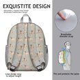 thumbnail image 4 of Compact Travel Backpack with Dog Bone Design, Lightweight School Bag Idea, 4 of 4