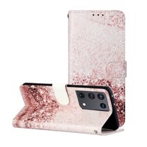 Allytech Wallet Case for Samsung Galaxy S21 Ultra, PU Leather Folio Flip Stand Shockproof Protection TPU Inner Impact Resistant Cards Holder Case Cover for Samsung Galaxy S21 Ultra,Sand