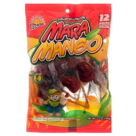 New 359489 Mara Mango Lollipops 5.9Z #Mara (24-Pack) Candy Bag Cheap ...