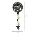 thumbnail image 4 of 67" Black/Gold/Silver Congrats Balloon with Inflatable Tail, by Way To Celebrate, 4 of 5