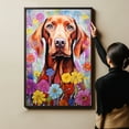 thumbnail image 4 of Vizsla Dog Arts Canvas - Large Abstract Paintings Colorfull Wall Art Dog Decor Dog Room Decor Animal Wall Art Animal Canvas, 4 of 4