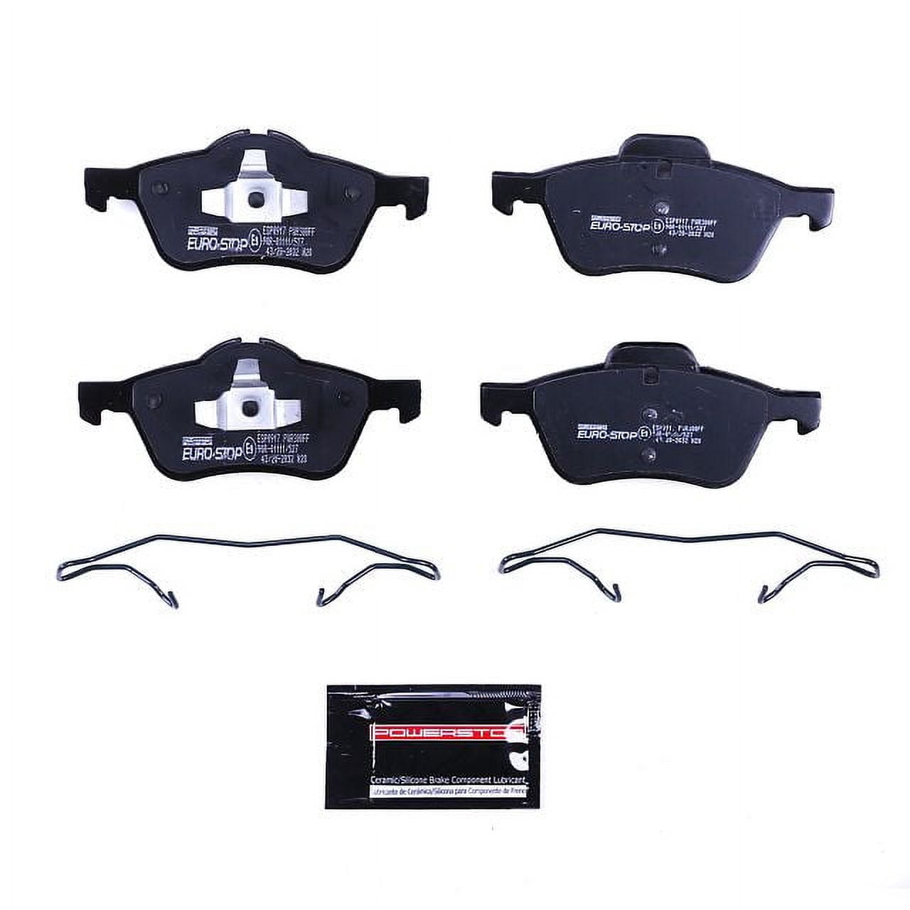 Power Stop Front Euro-Stop ECE-R90 Certified Brake Pad ESP0917