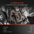 thumbnail image 3 of A-Premium Alternator with 12V 110A for Ford F250 F350 F450 F550 Super Duty, Excursion - V8 7.3L, 3 of 9
