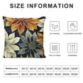 thumbnail image 5 of Blue and Yellow Floral Throw Pillow Covers Outdoor and Indoor Farmhouse Decorative Pillow Cover for Living Room Bed Sofa, 5 of 5