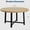 Natural, variant on COZONY 47 Inch Round Dining Room Table for 4-6, Industrial Metal Frame Table with Wooden Top, Space Saving Kitchen Table for Apartment and Breakfast Area, No Chairs, Black
