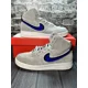 thumbnail image 1 of N I-K-E Air Force 1 High LV8 'Chenille Fluff Swoosh Shoe Size 11.5 Grey 806403-015, 1 of 6