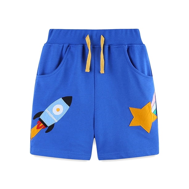 Odeerbi 2-7 Años Niños Verano Pantalones Cortos Algodón Pantalones Cortos Deportivos Lindo Casual Transpirable Pantalones Cortos