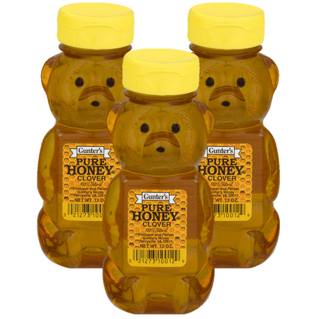 Hickory Honey - (3 Pack) Gunter's Pure Honey Clover, 12.0 OZ