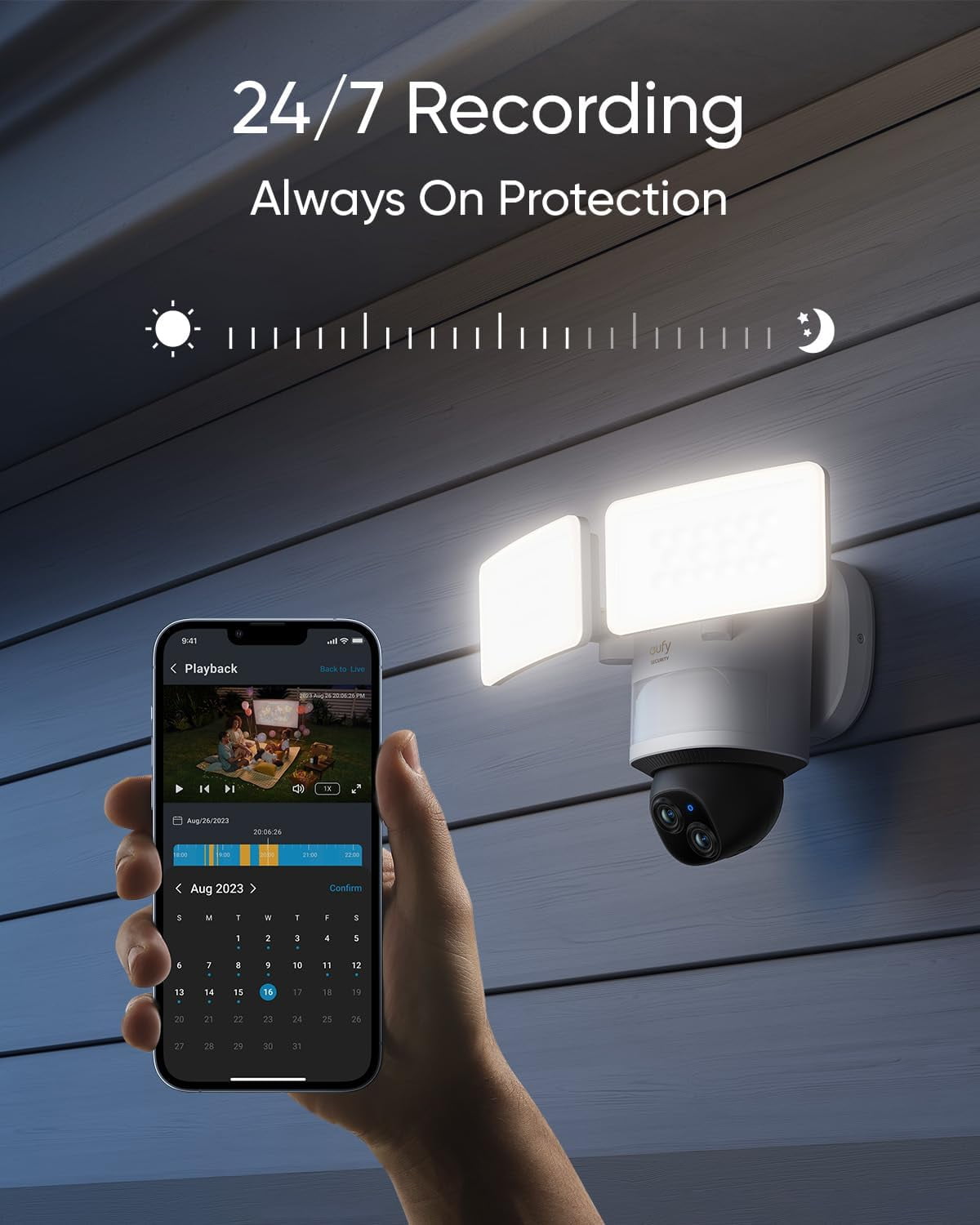 eufy Security Floodlight Camera E340 Wired with Nigeria Ubuy
