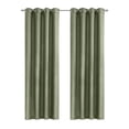 thumbnail image 7 of Loft Living Amora Light Filtering Grommet Indoor Curtain 52 x 95 in Green, 7 of 7