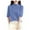 Blue, variant on Women's Merino Wool Spring Fall Winter First-Line Ready to Wear Seamless Knit Short Sleeve Neck Sweater (Green, L)