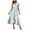 Light Green, variant on felwors Summer Dresses for Women 2025 Casual V Neck Short Sleeve Floral Midi Dress Tie Waist Ruffle Boho Cute Summer Dress Blue, XXL