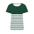 thumbnail image 5 of Under $10 Loose Crop Tops for Women Resort Wear Women Summer Going Out Tops Dress Shirts for Women Flowy Top Womens Work Outfits Business Casual, 5 of 5
