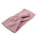 thumbnail image 5 of Diademas de turbante anudadas torcidas elásticas sólidas para mujer Banda para el cabello con nudo elástico antideslizante para yoga, rosa, 5 of 5