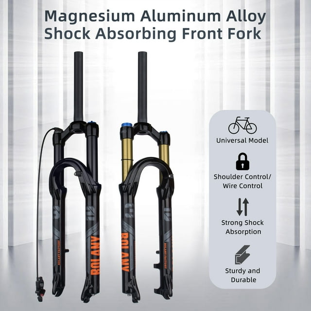 Fork,Bikes With Lock/wire Xc/am 2.4in Tire With Lock/wire Lock 27.5/29 Inch Bikes Pressure Made Of Made Of Alloy Air Pressure Made Lock Max Xc/am Inch Bikes With Alloy Suitable 27.5/29