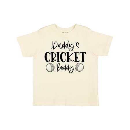 

Inktastic Daddy s Cricket Buddy Boys or Girls Toddler T-Shirt