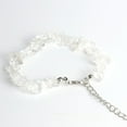 thumbnail image 1 of Xiao Hua Pulsera de cuentas hecha a mano, ideal para hombres y mujeres, pulsera ajustable vintage de cristal de piedra natural (blanca), 1 of 5