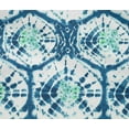 thumbnail image 3 of oneOone Cotton Flex Dark Blue Fabric Geometric & Floral Shibori Sewing Material Print Fabric By The Yard 40 Inch Wide, 3 of 4