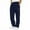 Navy, variant on HOMADLES Mens Sweatpants for Men with Pockets Outdoor Hiking Jogger Pants Elastic Waist Straight Leg Drawstring Casual Sweatpants Open Bottom Sweatpants Black