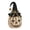 Pumpkin Style B, variant on Halloween Pumpkin Decor Set, 7"Fall Decor,Halloween Decorations, Small Witch Hat Pumpkin Figurines with Bow, Lace and Star, Vintage Farmhouse Halloween Tabletop Decor for Home Party Indoor Display-A
