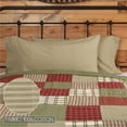 thumbnail image 3 of Farmhouse Khaki Tan Striped Cotton Prairie Winds Bedding Ticking Stripe King Pillow Case Set of 2, 3 of 4