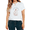 White-2, variant on Suitable If Only Closed Minds Had Closed Mouths Skateboarding Cherub Graphic Tees T-shirt Tops Short Sleeve White S-5XL