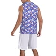 thumbnail image 2 of Sikiie flower Skull cartoon Basketball Jersey Reversible Men's Mesh Athletic Sports Shirts Training Practice S-4XL3X-Large, 2 of 6