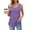 01 Purple, variant on Weiqiqre Tank Tops for Women Summer Loose Sleeveless Tops Ribbed Trim Scoop Neck Curved Hem Tops