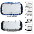 thumbnail image 3 of Tie-Dye Blue Swirl Pattern Car Rear Seat Covers,Bench Back Seat Cover , Easy to Install Universal Fit for Cars Trucks Vans And SUVs, 3 of 6