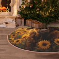 thumbnail image 5 of Haiem Cute Cow Sunflower Field Pattern Christmas Tree Skirt Merry Christmas Party Christmas Tree Decoration,New Year Decorations-36", 5 of 6