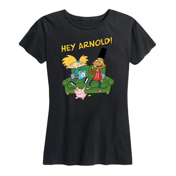 Hey Arnold! - Arnold, Gerald, and Abner - Women's Short Sleeve Graphic T-Shirt