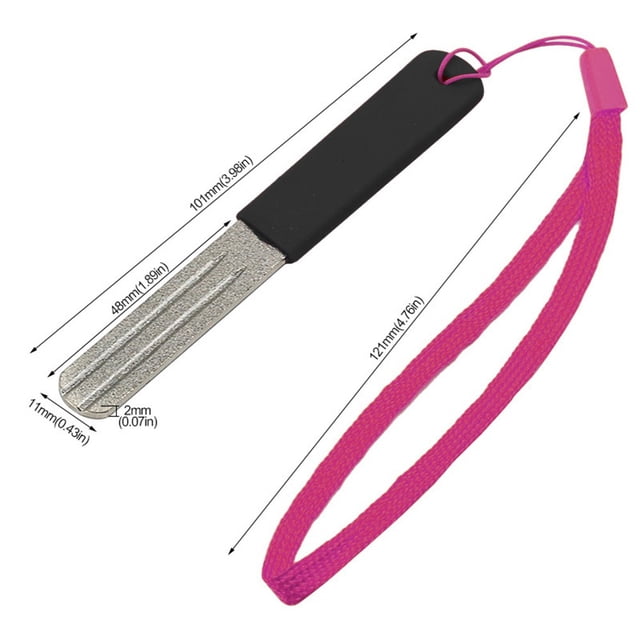 Outils d'Aiguisage pour Hameçons, Aiguiseur de Crochets, Porte-Clés pour Accessoires de Pêche en Plein Air