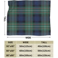 thumbnail image 3 of Super Soft Flannel Fleece Throw Blanke Tartan Lightweight Fuzzy Blanket for Couch Sofa Bed Office, Plush All Season 80x60 Inch, 3 of 8
