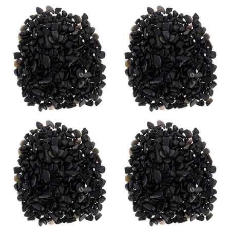 4 Sets Fish Tank Landscaping Stone Irregular Gravels